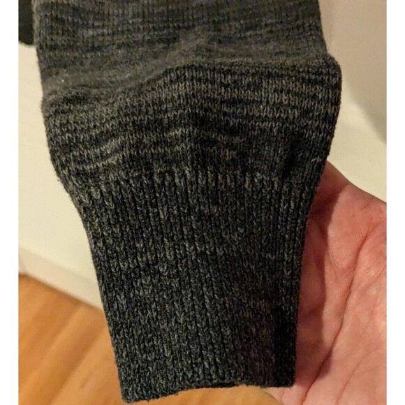 George Quarter Zip Sweater Mens M 38-40 Heather‎ Gray Grandpa Cozy - Picture 5 of 8